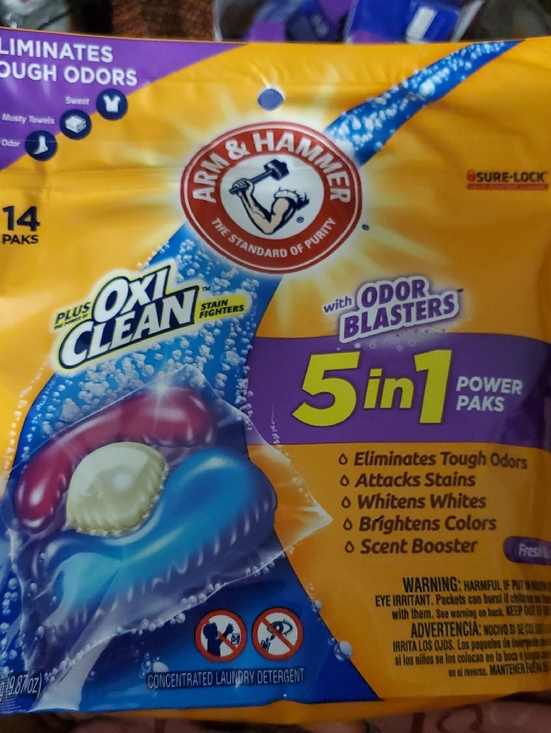 Arm & Hammer Other - Arm & Hammer Oxi Clean 5-in-1 Laundry Power Paks - Fresh Scent